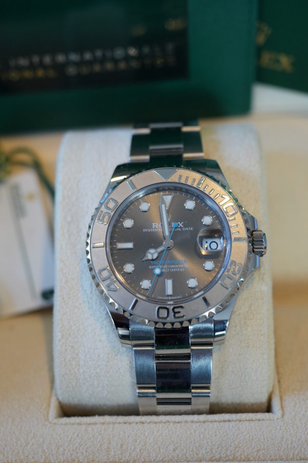 2024 Rolex Yacht-Master 37 Rhodium Dial 268622 FULL SET - Image 2