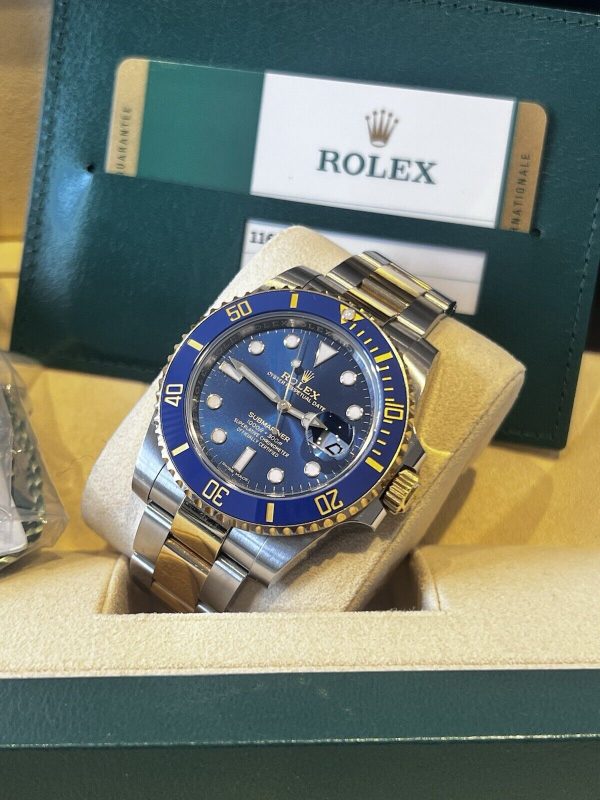 Rolex Submariner Date 40mm 116613LB STEEL & GOLD "Blusey" FULL SET IN RECEIPT - Image 3