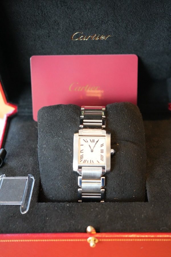 2019 Cartier Tank Francaise - WSTA0005 Box & Papers