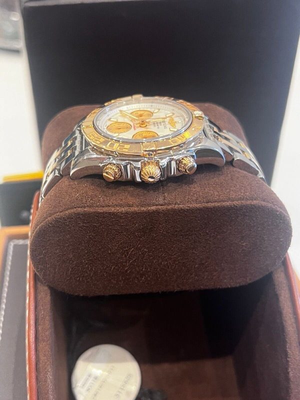 BREITLING CHRONOMAT 41mm ROSE GOLD STAINLESS STEEL ref: CB0140 FULL SET - Image 8