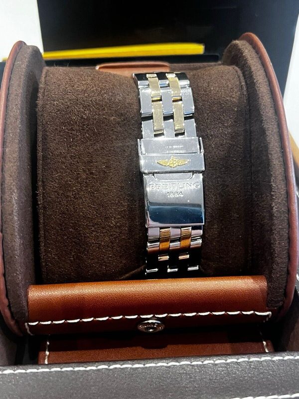 BREITLING CHRONOMAT 41mm ROSE GOLD STAINLESS STEEL ref: CB0140 FULL SET - Image 9