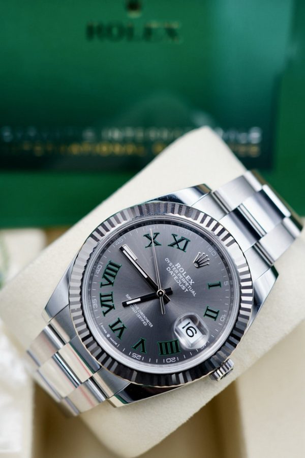 2025 UNWORN Rolex Datejust 41mm 126334 Wimbledon Dial FULL SET INC RECEIPT - Image 2