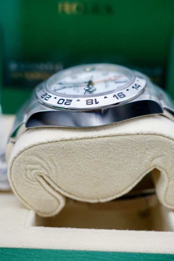 2021 Rolex Explorer II 226570 White Dial Full Set UNWORN with Purchase receipt - Image 4