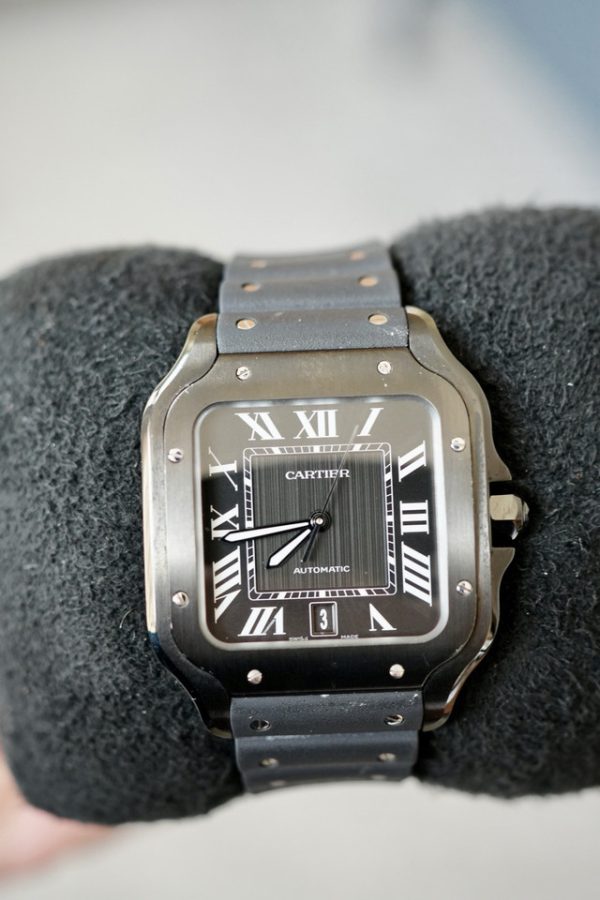 2024 Cartier Santos de Cartier Men's Black ADLC- WSSA0039 FULL SET - Image 10