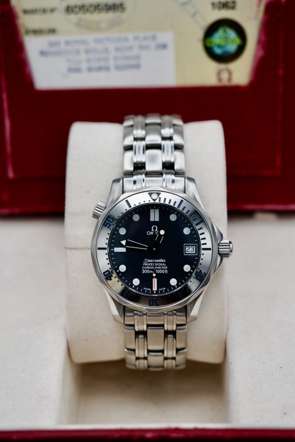 2001 Omega Seamaster 300M Mid Size 36mm 2552.80.00 - ORIGINAL BOX & PAPERS!