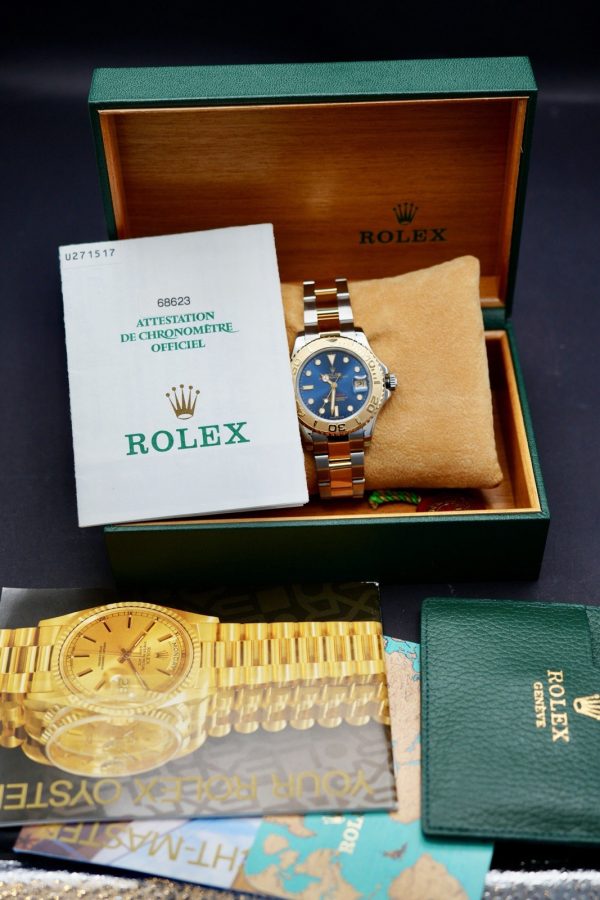 ROLEX Yacht master 68623 Blue Dial Steel & Gold - FULL SET EXCELLENT CONDITION! - Image 4