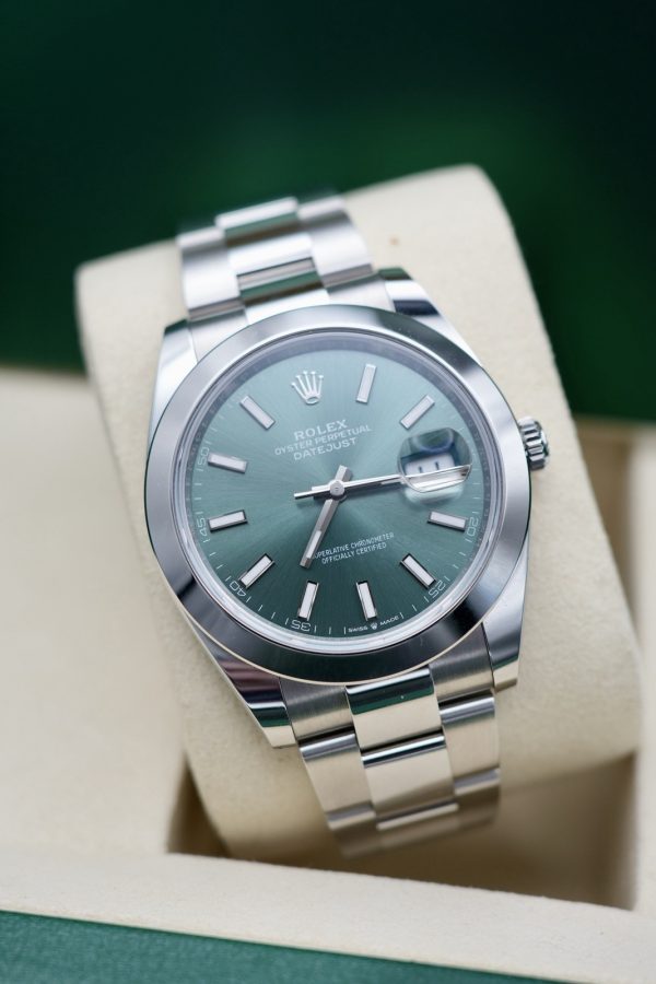 2025 Rolex Datejust 41 Mint Green Dial - 126300 NEW STYLE BOX & PAPERS