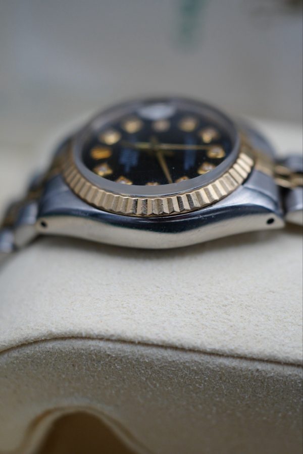 Rolex Datejust 26mm 6917 Steel & Gold Black Diamond Dial - Box and papers - Image 4