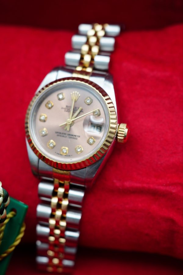 Rolex Datejust 69173 26mm Pink Diamond Dial - Box & Papers 1992 - Image 4