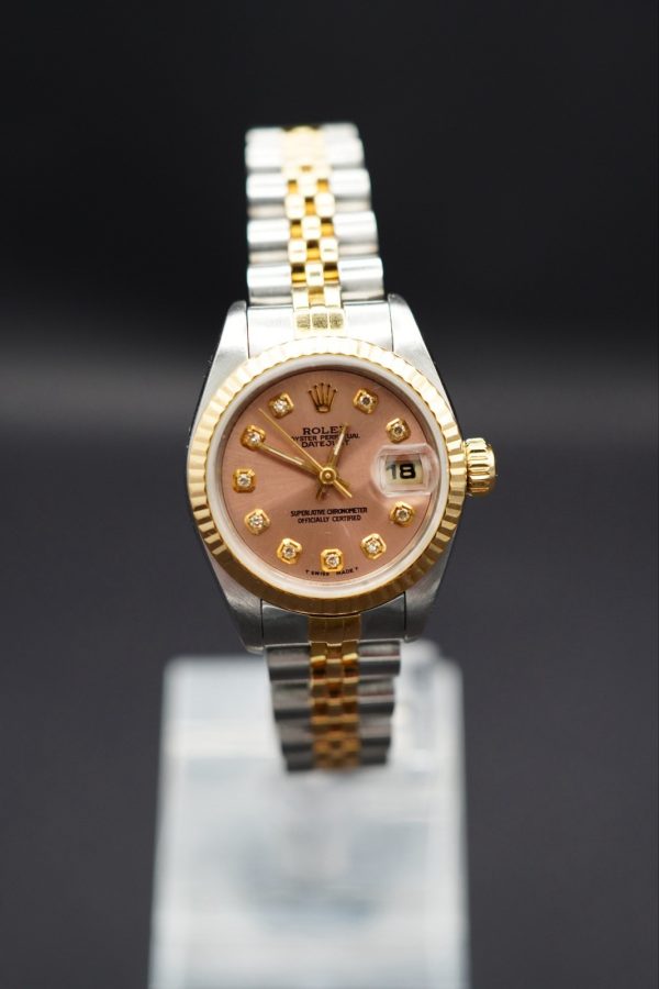 Rolex Datejust 69173 26mm Pink Diamond Dial - Box & Papers 1992 - Image 7