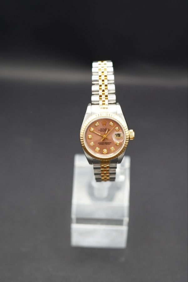 Rolex Datejust 69173 26mm Pink Diamond Dial - Box & Papers 1992 - Image 8