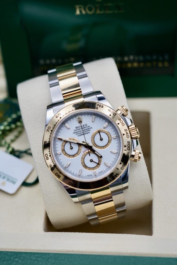2025 UNWORN Rolex Daytona 126503 White Dial 18k Gold & Steel FULL SET - Image 2