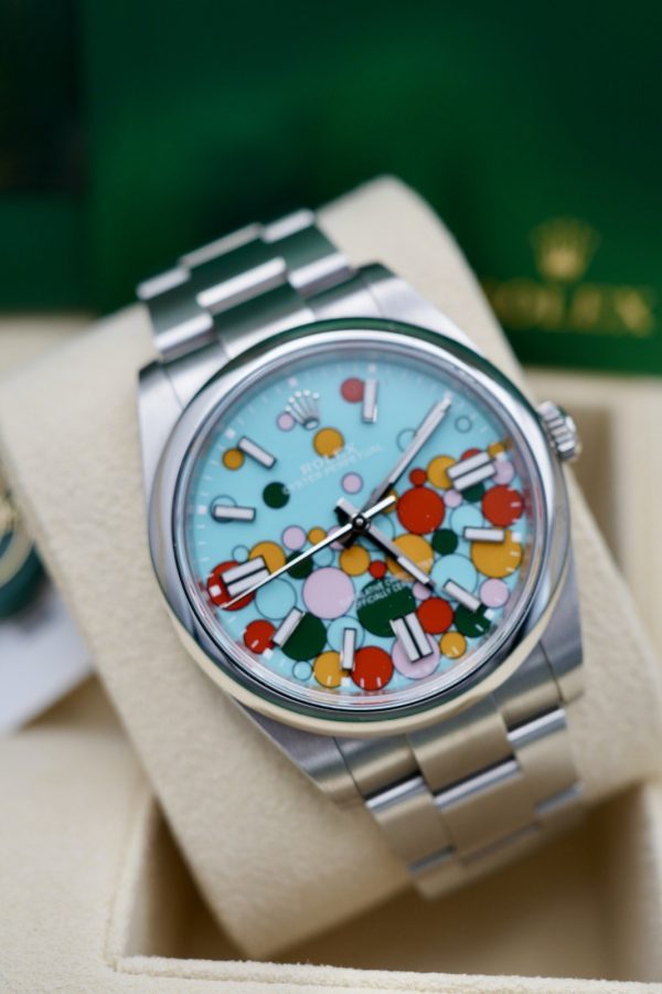 Rolex Oyster Perpetual 124300 41 mm Celebration Dial 2024 FULL SET - Image 3