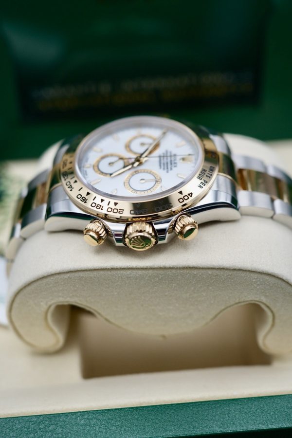 2025 UNWORN Rolex Daytona 126503 White Dial 18k Gold & Steel FULL SET - Image 4