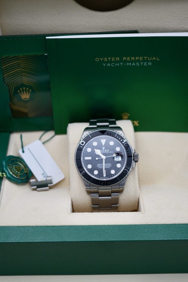 2024 Rolex Yacht Master 42 226627 Black Dial RLX Titanium Box & Papers FULL SET - Image 4