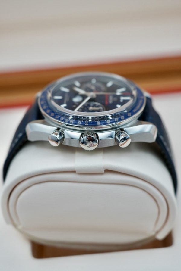 OMEGA Speedmaster Moonphase Chronograph 304.33.44.52.03.001 Blue FULL SET! - Image 4