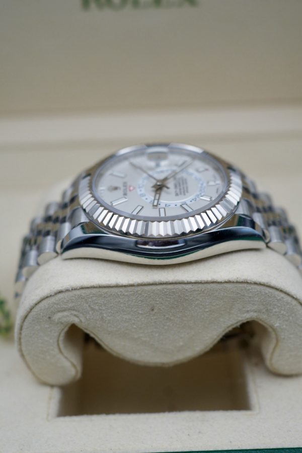 2022 Rolex SkyDweller 326934 White Dial Jubilee Bracelet Box & Papers - Image 7