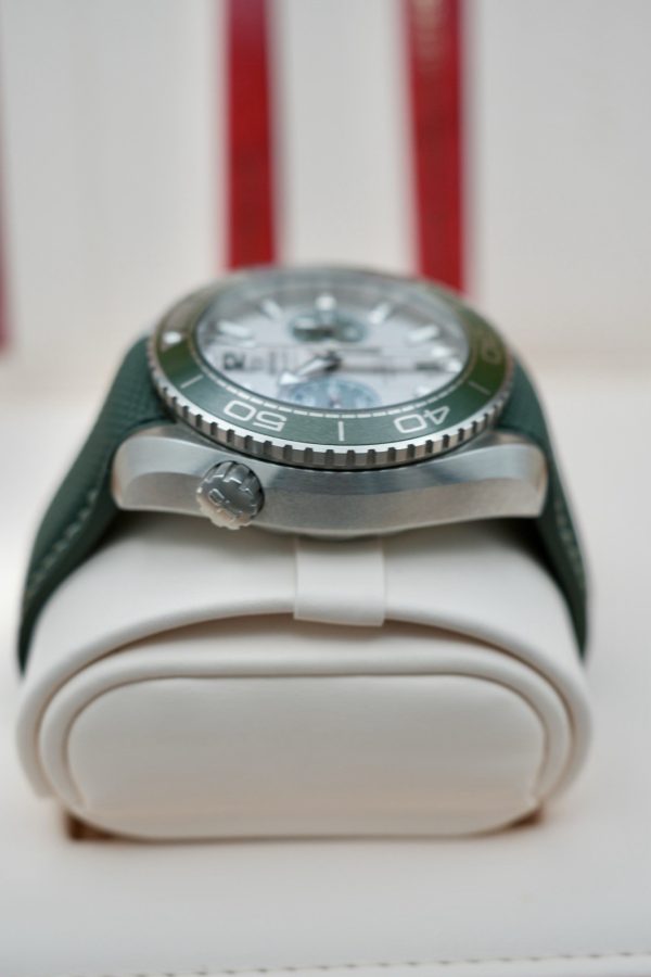 Omega Seamaster Planet Ocean Chrono Khaki Green 45.5mm - 2024 MINT With Receipt - Image 7