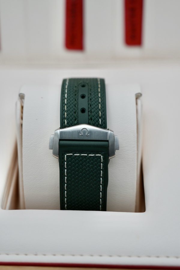 Omega Seamaster Planet Ocean Chrono Khaki Green 45.5mm - 2024 MINT With Receipt - Image 8