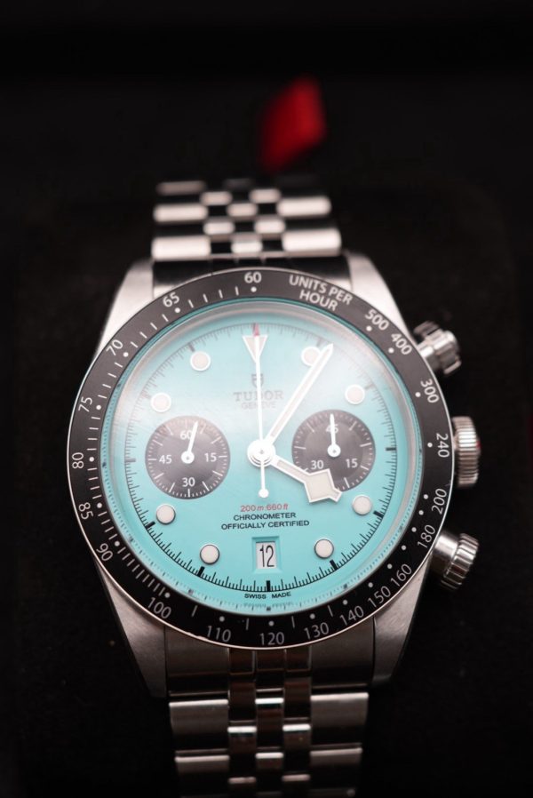 Tudor Black Bay Chrono 79360N Blue Flamingo April 2025 - Image 2