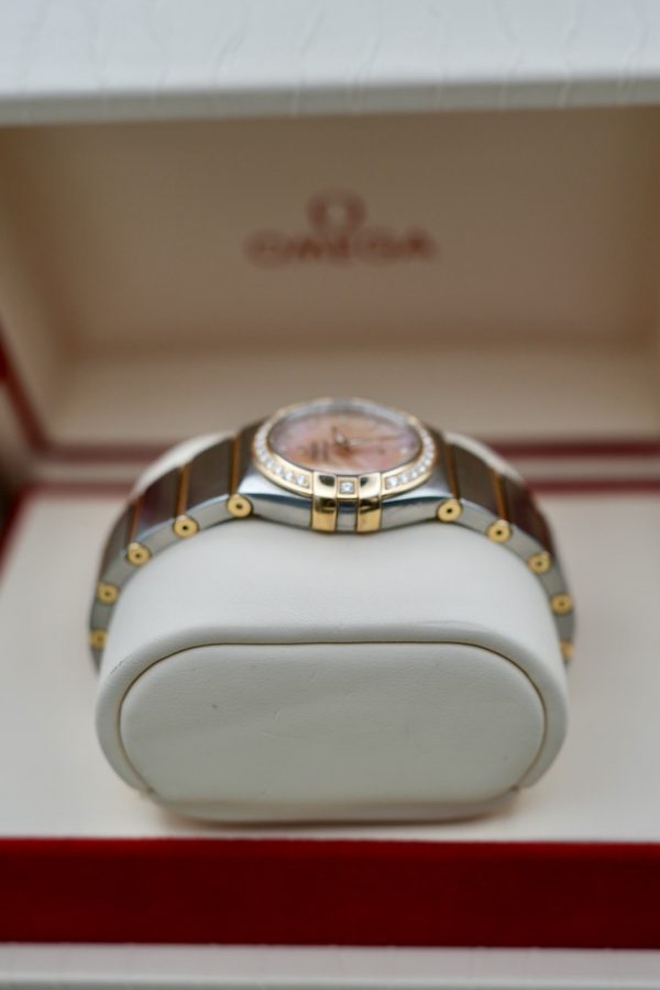 Omega Constellation 123.25.24.60.55.010 PINK MOTHER OF PEARL DIAL - ALL FACTORY - Image 4