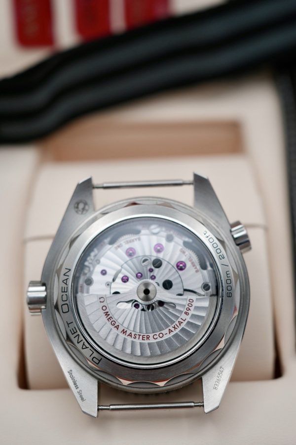 2022 Omega Seamaster Planet Ocean 600m 43.5mm FULL SET INC ADDITIONAL STRAPS - Image 8