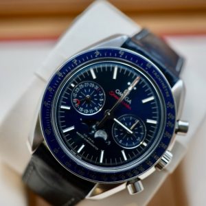 OMEGA Speedmaster Blue Men's Watch - 304.33.44.52.03.001 Registered 2019