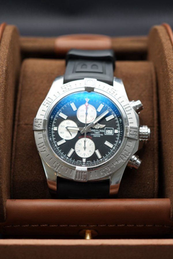 Breitling Super Avenger II Men's Black Watch - A1337111/BC28 - Image 2
