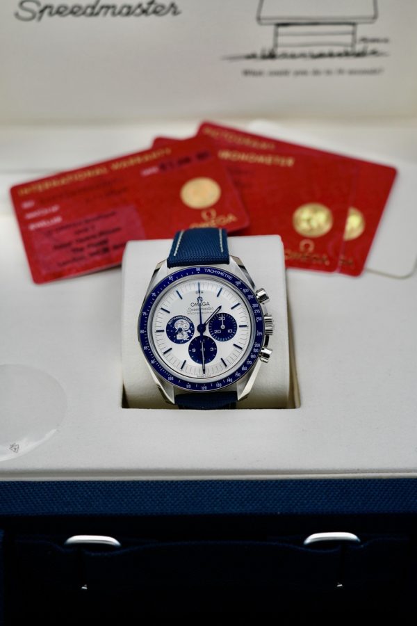 OMEGA Speedmaster SILVER SNOOPY 310.32.42.50.02.001 Brand New UNWORN FULL SET
