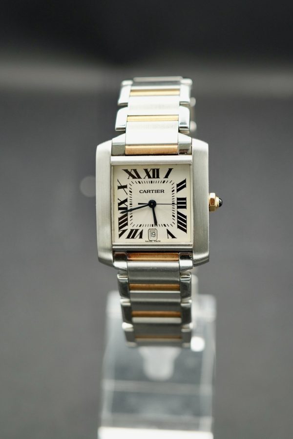Cartier Tank Francaise Ref.2302 Steel & Rose Gold Watch