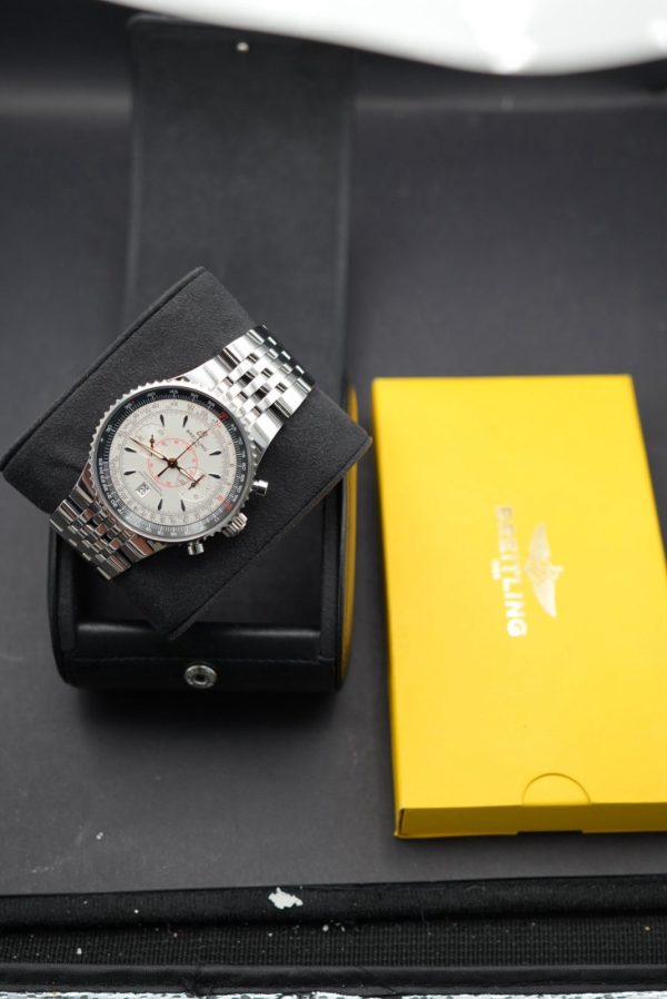 Breitling Montbrillant White Men's Watch - A23340 - Image 4
