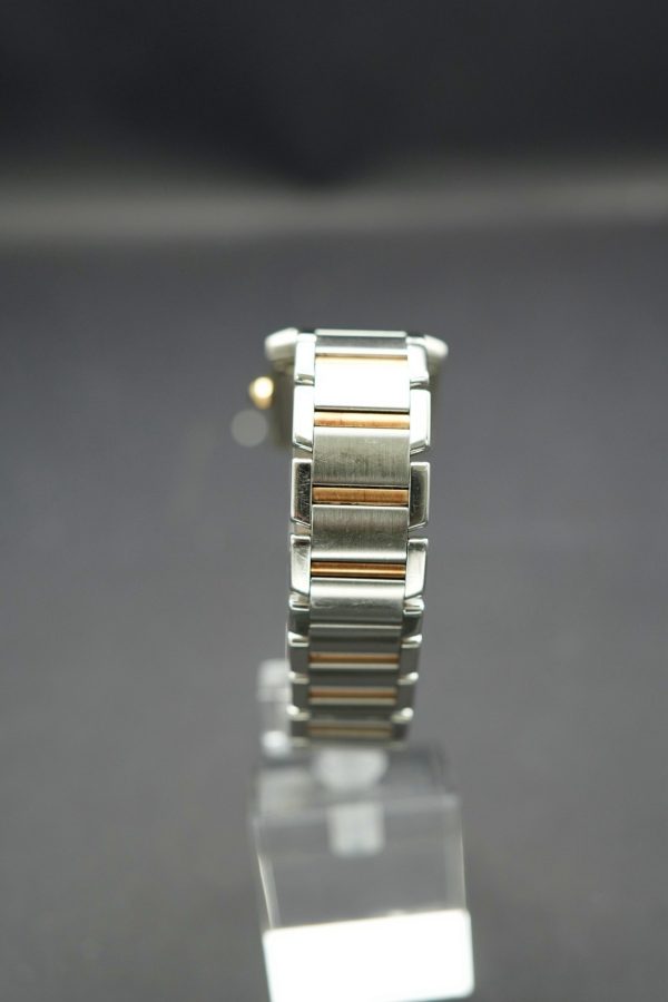 Cartier Tank Francaise Ref.2302 Steel & Rose Gold Watch - Image 5