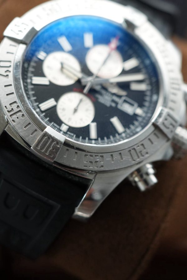 Breitling Super Avenger II Men's Black Watch - A1337111/BC28 - Image 5