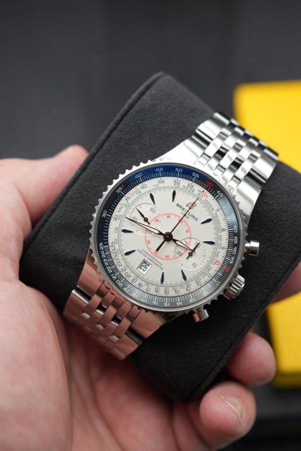 Breitling Montbrillant White Men's Watch - A23340 - Image 7