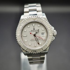 Rolex Yacht Master 40 16622 40 mm Platinum Dial Stainless Steel 2008 Watch