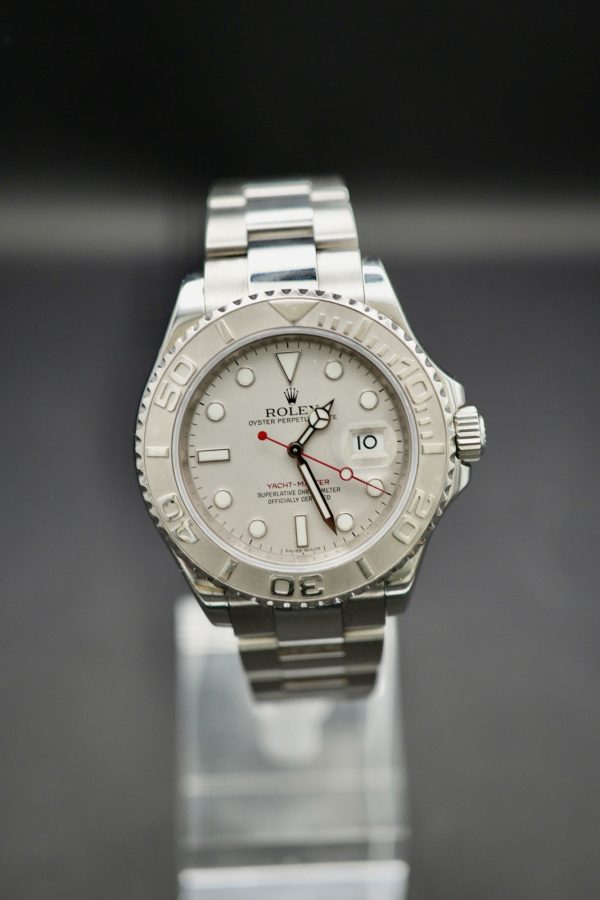 Rolex Yacht Master 40 16622 40 mm Platinum Dial Stainless Steel 2008 Watch