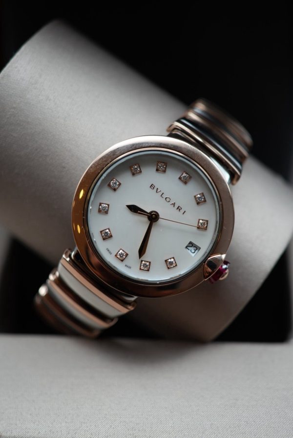 Bvlgari Lvcea Ladies watch Mother dial and diamond dot mint condition - Image 6