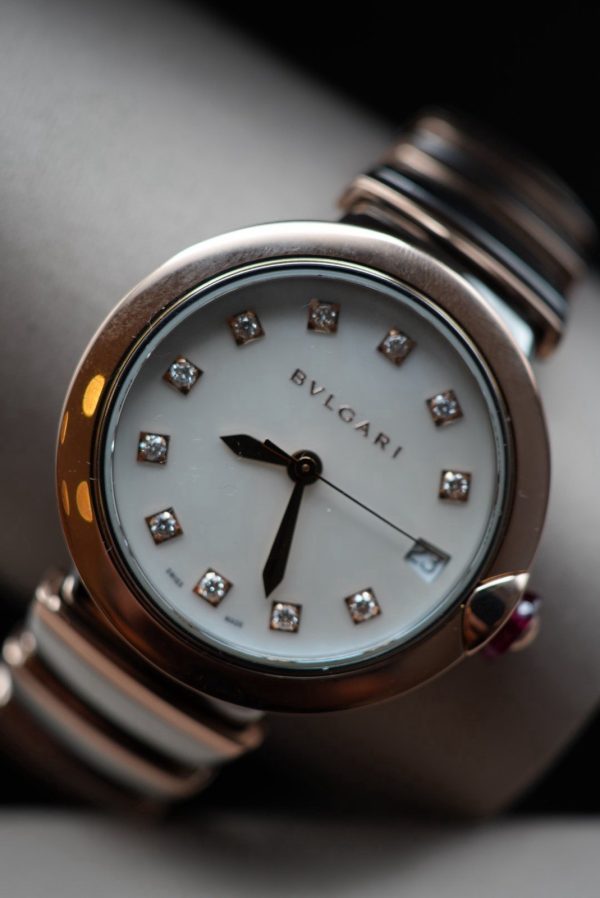 Bvlgari Lvcea Ladies watch Mother dial and diamond dot mint condition - Image 7