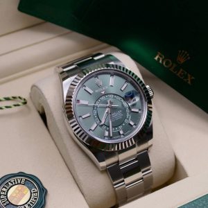 Rolex Sky-Dweller Steel and White Gold Mint Green Dial 336934 - 2025