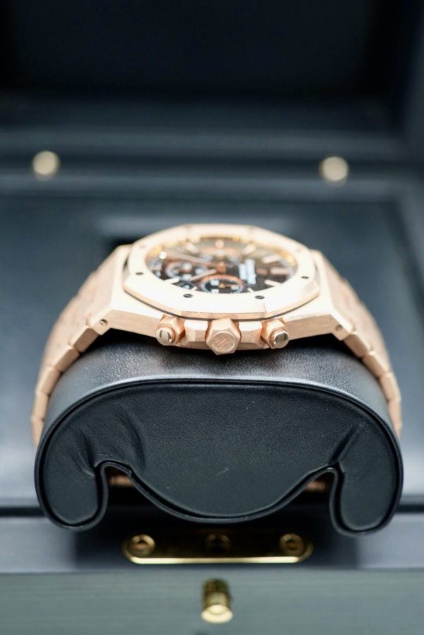 Audemars Piguet Royal Oak Chronograph 26320OR.OO.1220OR.02 Watch Rose Gold 2016 - Image 7