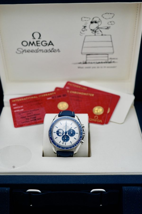 2025 OMEGA Speedmaster SILVER SNOOPY 310.32.42.50.02.001 UNWORN FULL SET - Image 9
