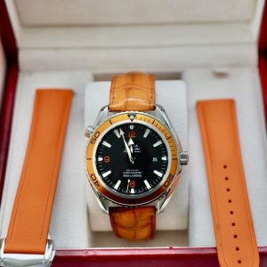2009 Omega Seamaster Planet Ocean 600M 45.5mm Chronometer 2908.50.38 Orange